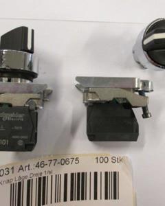 Rotary switch 2 positions/end f/cabinet